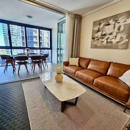 Luxury City Center King Bed Apartment And Study Brisbane Exterior photo